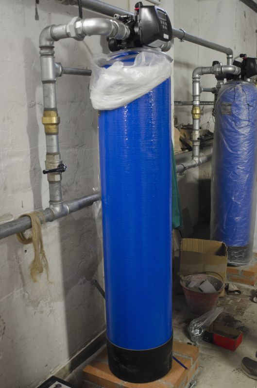 Water Softener System in Basement